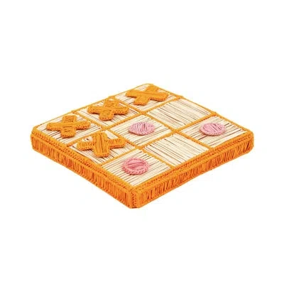 Coro Cora Tic Tac Toe Board Game In Orange