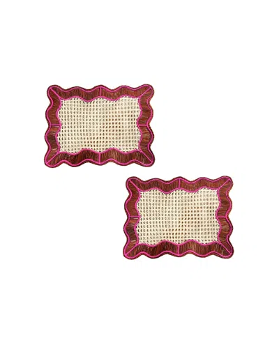 CORO CORA WAVY RECTANGULAR PLACEMAT - SET OF 2
