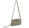 Coronet Women's Maria Woven Crossbody Bag In Sage In Gray