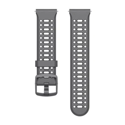 Coros Pace 3 22mm Silicone Strap Grey In Gray