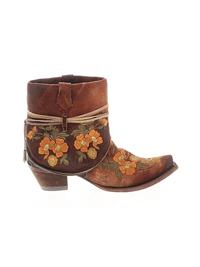 Pre-owned Corral Boots Ankle Boots In Brown