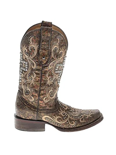 Pre-owned Corral Boots Boots In Brown