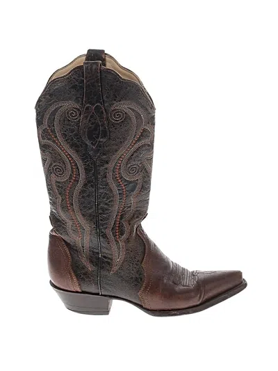 Pre-owned Corral Boots Boots In Brown