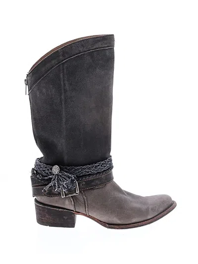 Pre-owned Corral Boots Boots In Gray