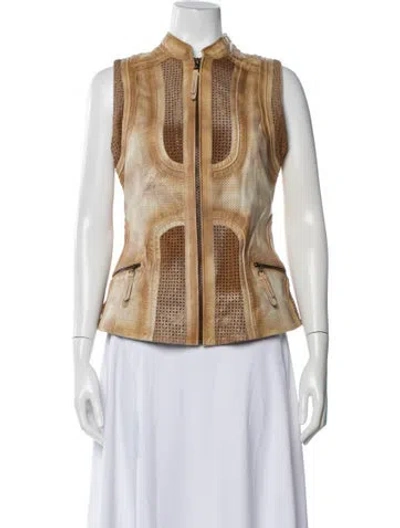 Pre-owned Corral Boots Calf Leather Vest In Multi