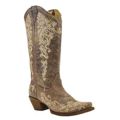 Pre-owned Corral Boots Corral A1094 Women's Boot In Brown