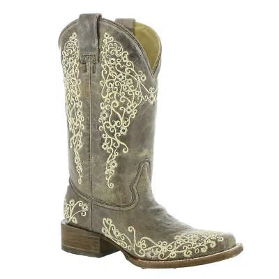 Pre-owned Corral Boots Corral A2663 Women's Boot In Brown