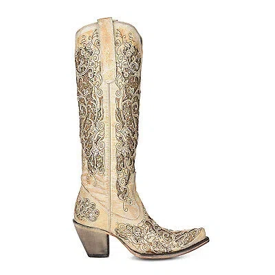 Pre-owned Corral Boots Corral Womens Cowboy Boots In Not Available