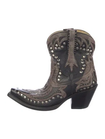 Pre-owned Corral Boots Leather Western Boots In Brown