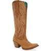 Corral Embroidered Knee High Western Boot In Brown