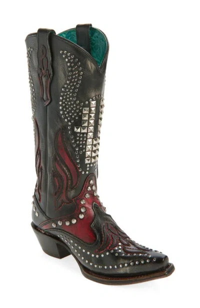 Corral Embroidered Overlay Western Boot In Multi