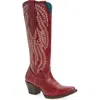 Corral Embroidered Western Boot In Red