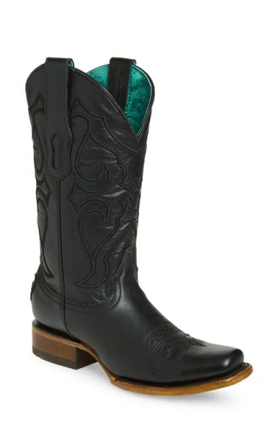 Corral Embroidered Western Boot In Black