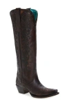 Corral Floral Embroidered Western Boot In Brown