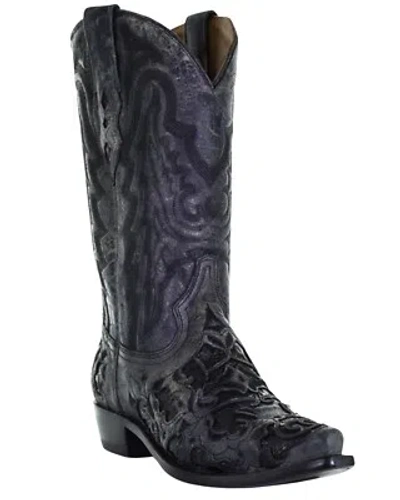 Pre-owned Corral Men's Exotic Alligator Western Boot - Snip Toe - A4116 In Black