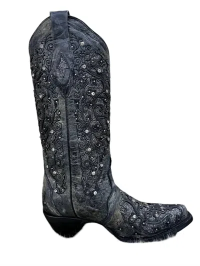 Corral Women's Cowboy Boots In Grey