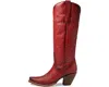 Corral Women's Sequins And Studs Tall Tops Boots In Red In Red