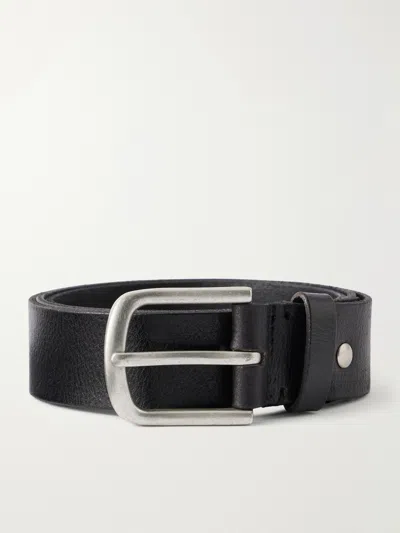 Corridor 3cm Leather Belt In Black
