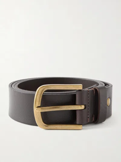 Corridor 3cm Leather Belt In Brown