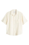 Corridor White Macro Plaid Shirt In Natural