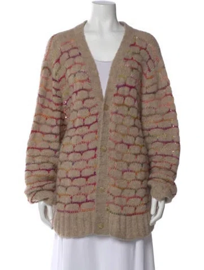Pre-owned Corridor Alpaca Patterned Sweater In Neutral