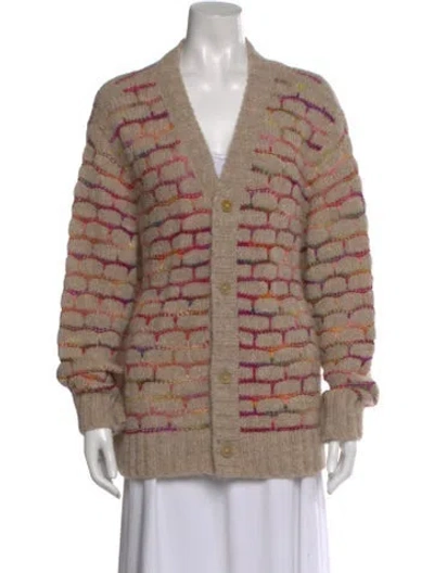 Pre-owned Corridor Alpaca Striped Sweater In Neutral