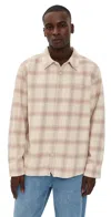 Corridor Appalachian Plaid Long Sleeve Shirt Natural In Neutral