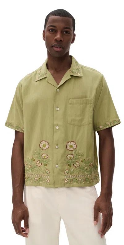 Corridor Augusta Camp Shirt Olive In Green