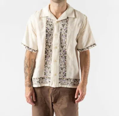 Corridor Bacchanal Embroidery Short Sleeve Shirt In White