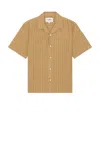 Corridor Boulder Retro Camp Shirt In Brown