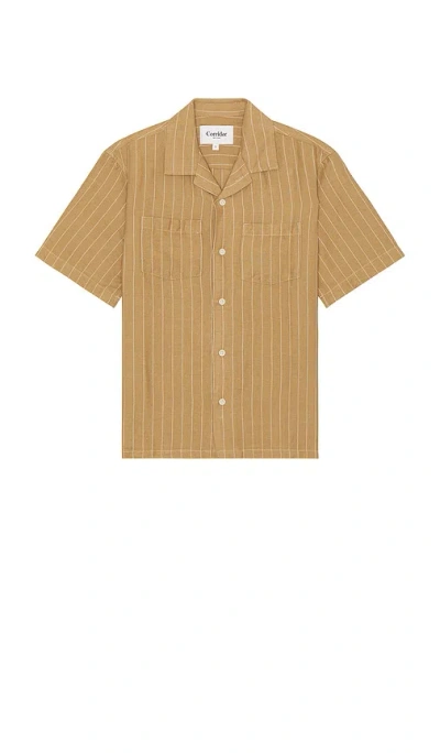 Corridor Boulder Retro Camp Shirt In Brown