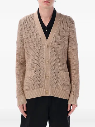 Corridor Button-down Cardigan In Beige