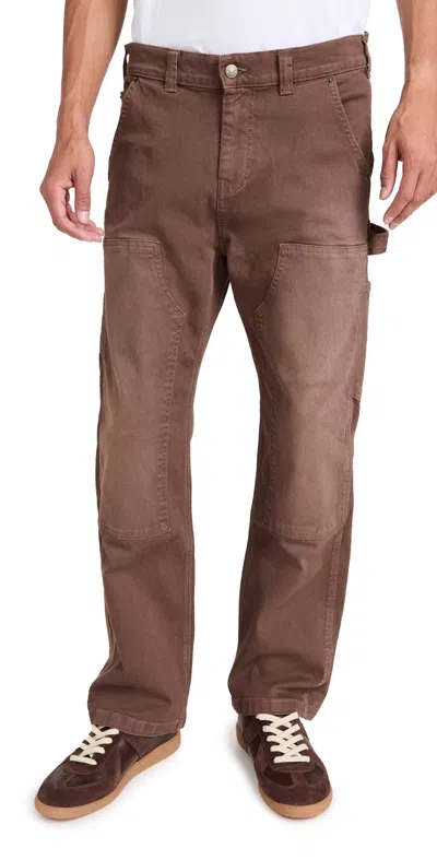 Corridor Carpenter Straight-leg Jeans In Brown