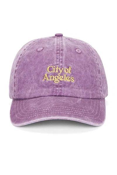 Corridor City Of Angeles Cap In Purple