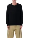 Corridor Classic Round-neck Knitwear Sweater With Comfortable Fit In Black