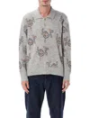 Corridor Maya Jacquard-knit Baby Alpaca-blend Polo Sweater