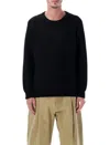 Corridor Classic Round-neck Knitwear Sweater With Comfortable Fit In Black