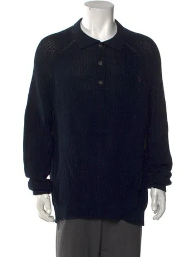 Pre-owned Corridor Crew Neck Long Sleeve Polo Sweater In Multi