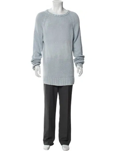 Pre-owned Corridor Crew Neck Long Sleeve Pullover In Blue