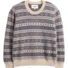 Corridor Fair Isle Alpaca Blend Crewneck Sweater In Blue