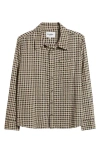 Corridor Fall Check Button-up Shirt In Brown