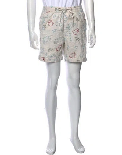 Pre-owned Corridor Floral Print Shorts In Multicolor