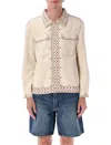 Corridor Starlight Embroidered Cotton-canvas Jacket
