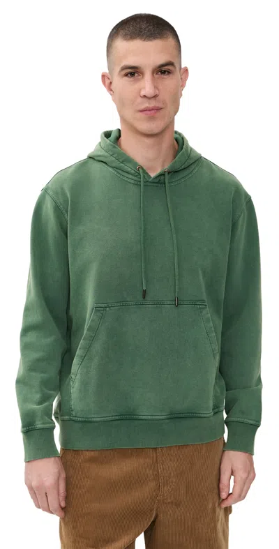 Corridor French Terry Hoodie Alpine In Green