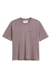 Corridor Garment Dyed Tee Grey In Purple