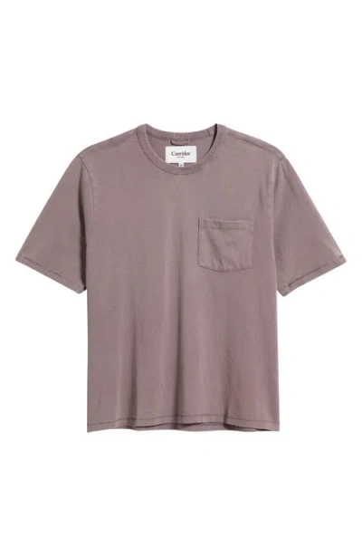 Corridor Garment Dye T-shirt In Purple