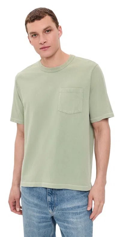 Corridor Garment Dye Tee Seafoam In Green