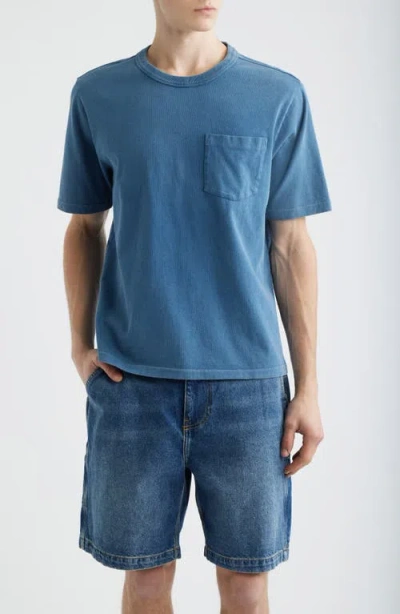 Corridor Garment Dye T-shirt In Blue
