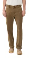 Corridor Heavy Twill Trousers Brown In Brown