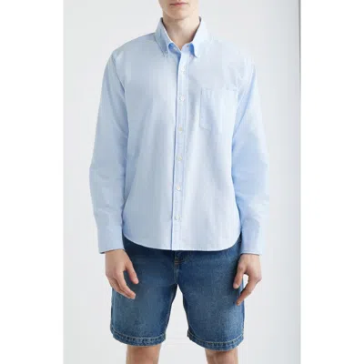 Corridor Light Blue Cotton Button-down Oxford Shirt